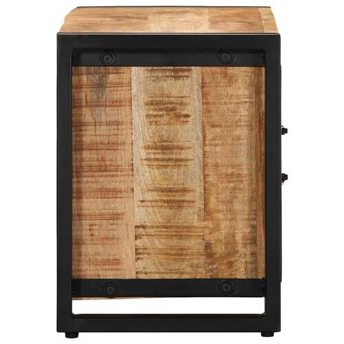 Tv-bord 80x30x40 cm massivt ru mangotræ