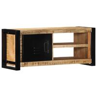 Tv-bord 80x30x35 cm massivt ru mangotræ