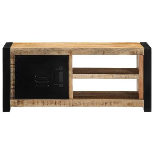 Tv-bord 80x30x35 cm massivt ru mangotræ