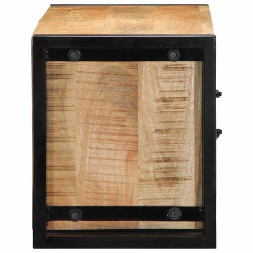 Tv-bord 80x30x35 cm massivt ru mangotræ