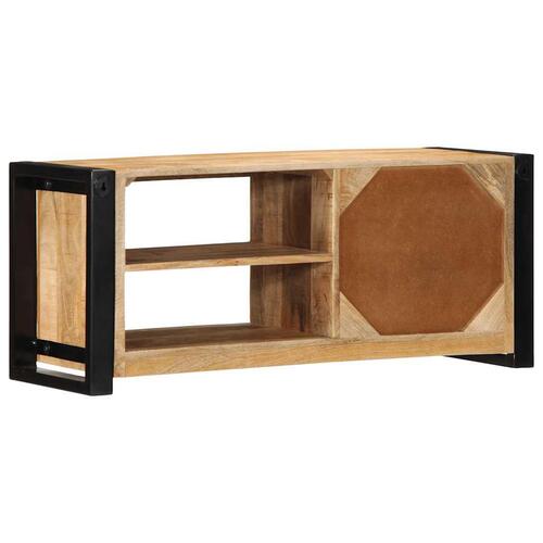 Tv-bord 80x30x35 cm massivt ru mangotræ