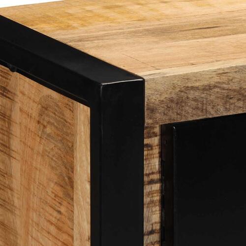 Tv-bord 80x30x35 cm massivt ru mangotræ