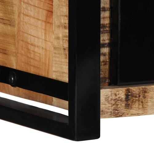 Tv-bord 80x30x35 cm massivt ru mangotræ