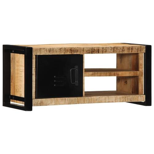 Tv-bord 80x30x35 cm massivt ru mangotræ