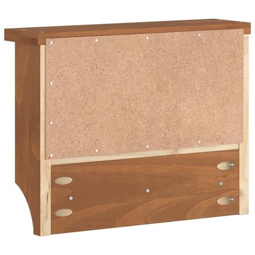 Væghængt knagerække SANDNES 45x12x35 cm massivt fyrretræ