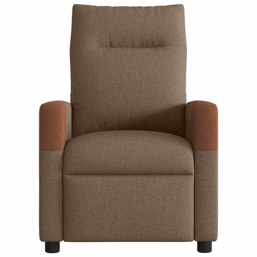 Eldrevet massagestol stof brun