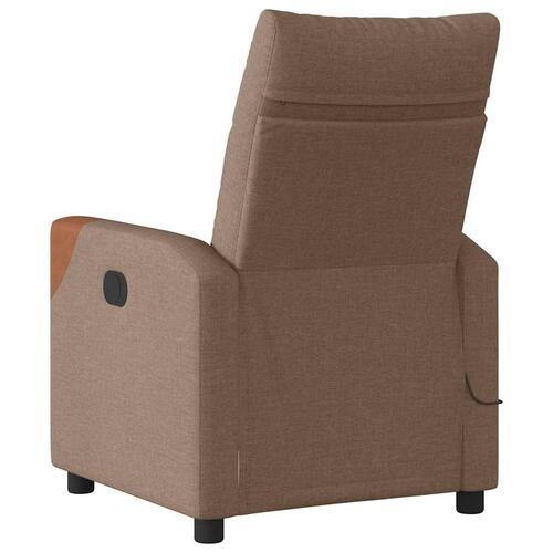 Eldrevet massagestol stof brun