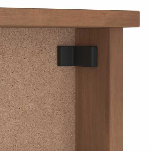 Væghængt knagerække SANDNES 45x12x35 cm massivt fyrretræ