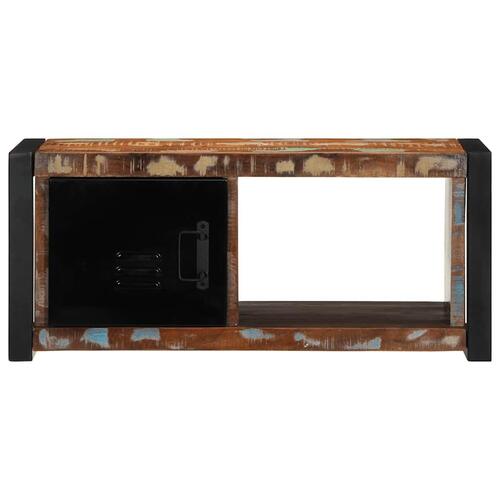 Tv-bord 80x30x35 cm massivt genbrugstræ