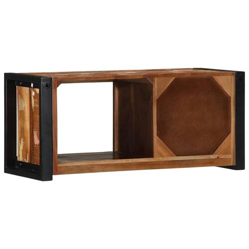 Tv-bord 80x30x35 cm massivt genbrugstræ