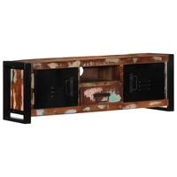 Tv-bord 100x30x35 cm massivt genbrugstræ
