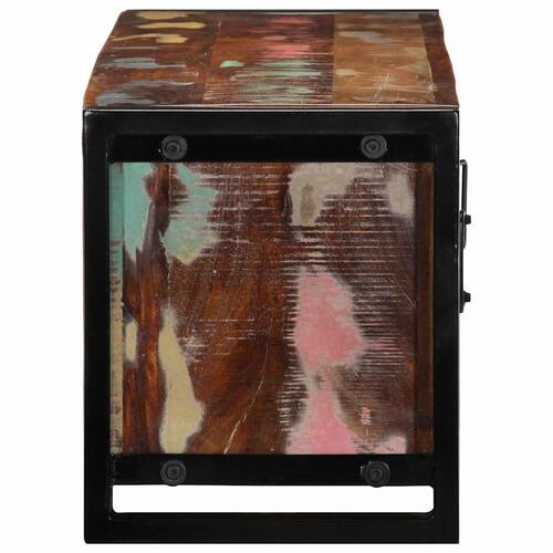 Tv-bord 100x30x35 cm massivt genbrugstræ
