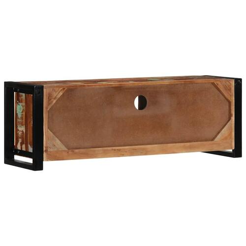 Tv-bord 100x30x35 cm massivt genbrugstræ