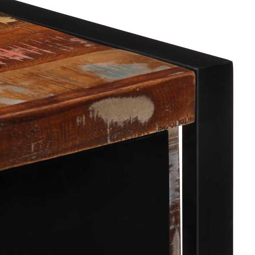Tv-bord 100x30x35 cm massivt genbrugstræ