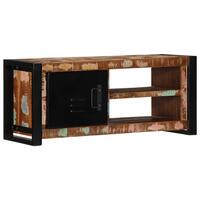 Tv-bord 80x30x35 cm massivt genbrugstræ