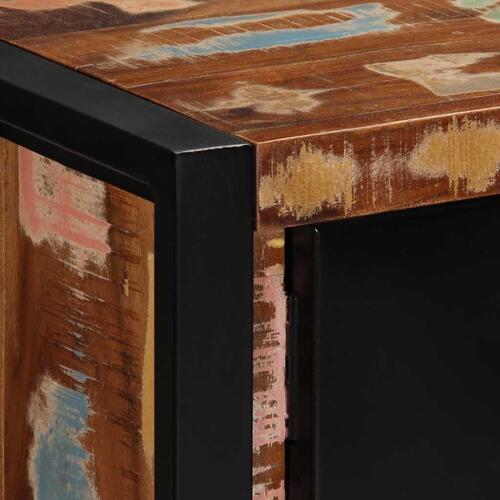 Tv-bord 80x30x35 cm massivt genbrugstræ