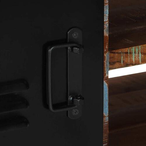 Tv-bord 80x30x35 cm massivt genbrugstræ