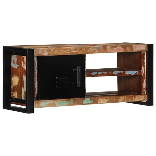 Tv-bord 80x30x35 cm massivt genbrugstræ