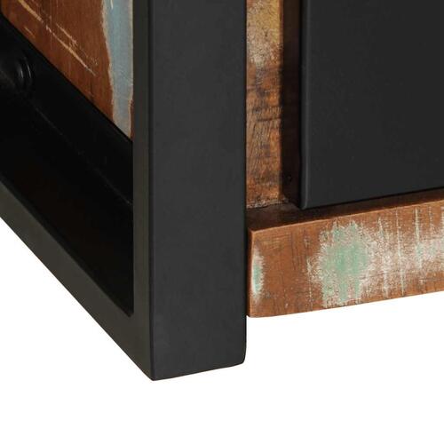 Tv-bord 100x30x25 cm massivt genbrugstræ