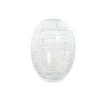 Vase Home ESPRIT Gennemsigtig Krystal Moderne 12 x 12 x 17 cm