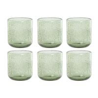 Glassæt Home ESPRIT Grøn Krystal 320 ml (6 enheder)