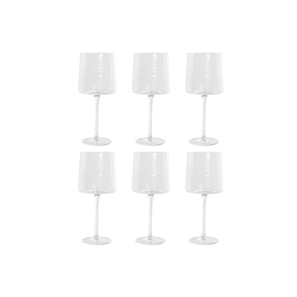 Cocktailglas i krystal - 6 stk., gennemsigtige (9,6 × 9,6 × 22,5 cm)