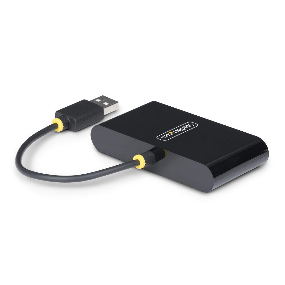 Startech ST4200MINI2 - kompakt USB 2.0 hub med 4 porte (sort)
