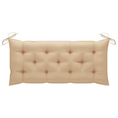 Hynde til havebænk 120x50x7 cm oxfordstof beige