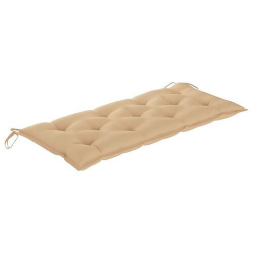 Hynde til havebænk 120x50x7 cm oxfordstof beige