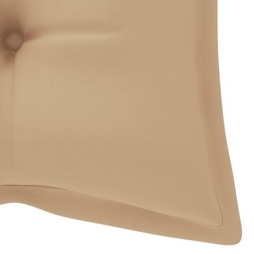 Hynde til havebænk 120x50x7 cm oxfordstof beige