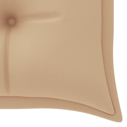 Hynde til havebænk 150x50x7 cm oxfordstof beige