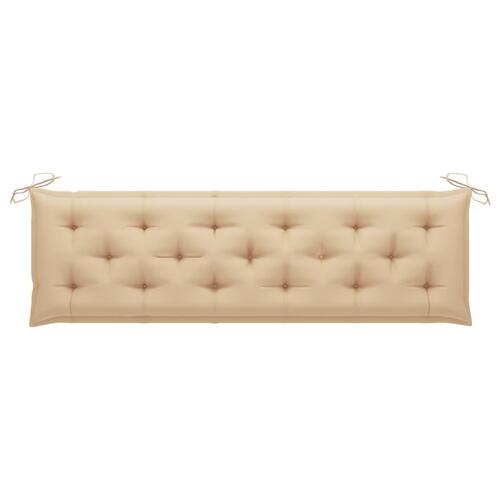 Hynde til havebænk 180x50x7 cm oxfordstof beige