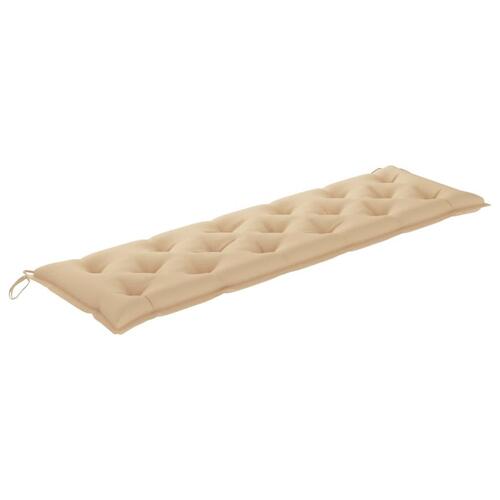 Hynde til havebænk 180x50x7 cm oxfordstof beige