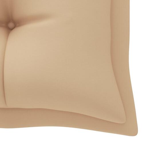 Hynde til havebænk 180x50x7 cm oxfordstof beige