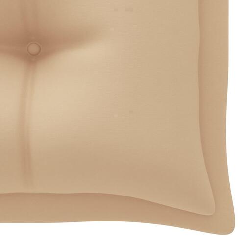 Hynde til havebænk 200x50x7 cm oxfordstof beige