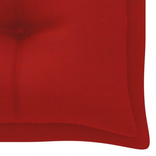Hynde til havebænk 200×50×7 cm i oxfordstof - rød