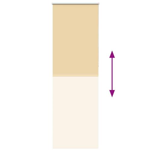 Rullegardin mørklægning 75x230 cm stofbredde 70,7 cm polyester