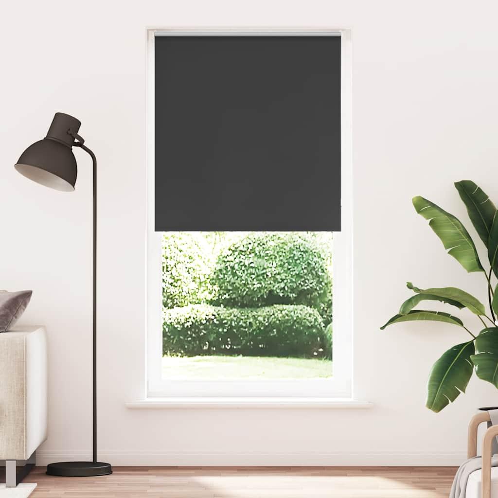 Mørklægningsrullegardin 105×210 cm - stofbredde 100,7 cm, sort polyester billede