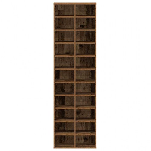Skoreol 54x34x183 cm konstrueret træ gammelt træ-look