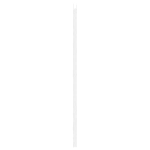 Svingdøre 2-par 80x80 cm lameldesign hvid