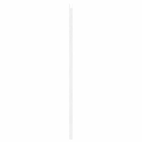 Svingdøre 1-par 80x100 cm lameldesign hvid