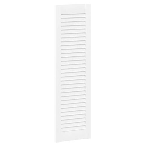Skabslåger 2 stk. 99x29,5 cm lameldesign hvid