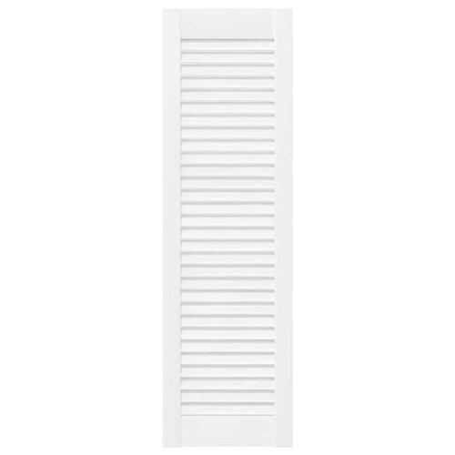Skabslåger 2 stk. 99x29,5 cm lameldesign hvid