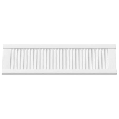 Skabslåger 2 stk. 99x29,5 cm lameldesign hvid