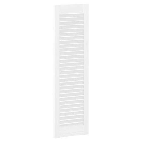 Skabslåger 2 stk. 99x29,5 cm lameldesign hvid