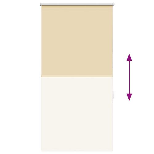 Rullegardin mørklægning 75x175 cm stofbredde 70,7 cm polyester