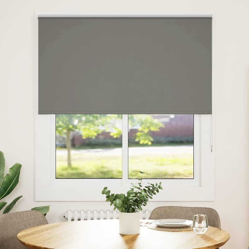 Mørklægningsrullegardin 130×150 cm - stofbredde 126,6 cm, grå polyester billede