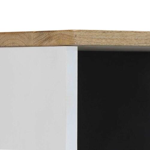 Badeværelsesskab 38x33,5x160 cm massivt mangotræ