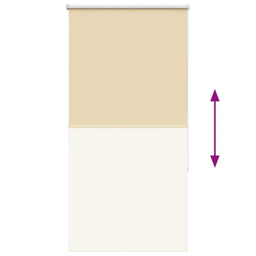 Mørklægningsrullegardin 85 x 175 cm - beige