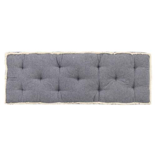 Hynde til pallesofa 120x40x7 cm blå